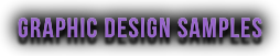 Graphic Design Samples 